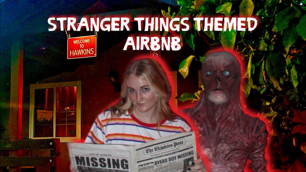 I Stayed at a Stranger Things Airbnb ! 