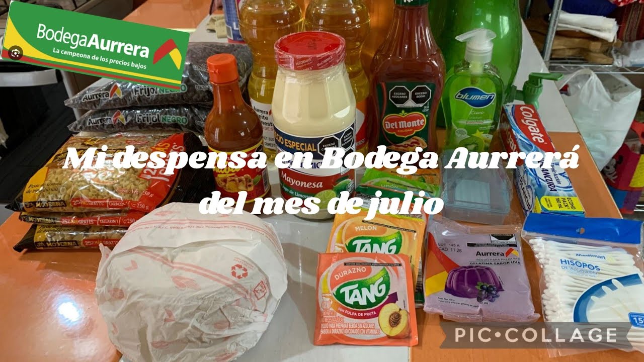 Mi despensa del mes de Julio en bodega Aurrera+gaste mucho o poquito?!!
