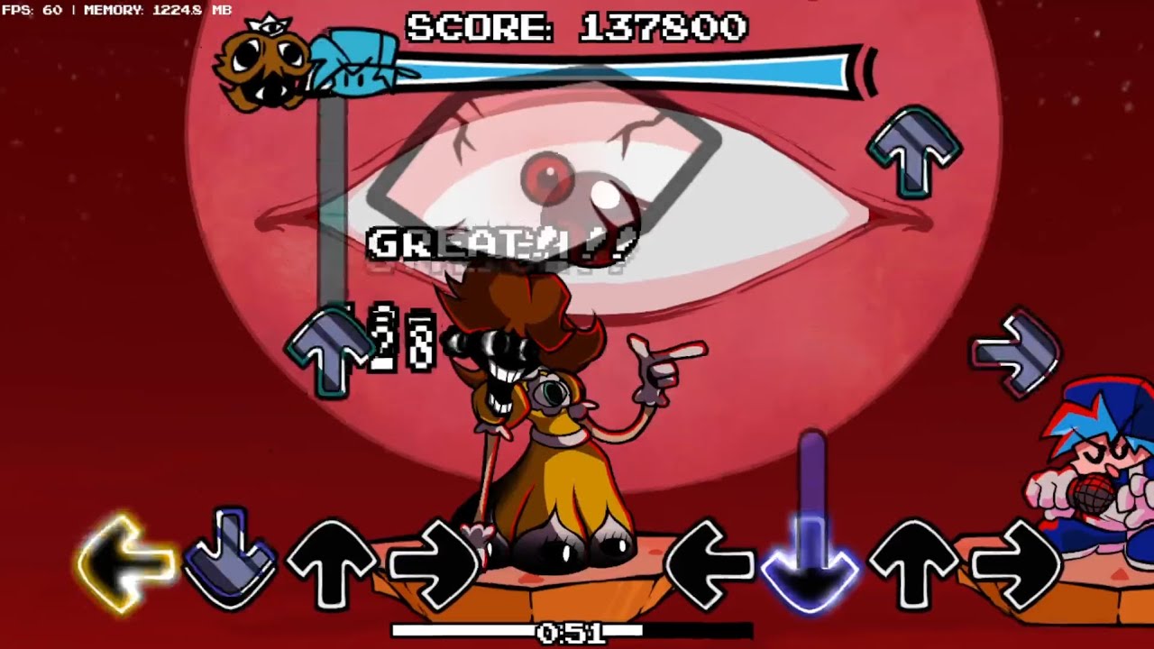 FNF - Mario's Monday Night Massacre - Blinked (FC)