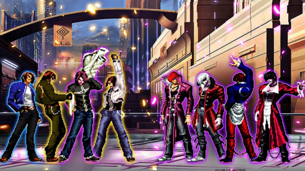 Kyo Kusanagi Team VS Iori Yagami XIV Team [KOF MUGEN]