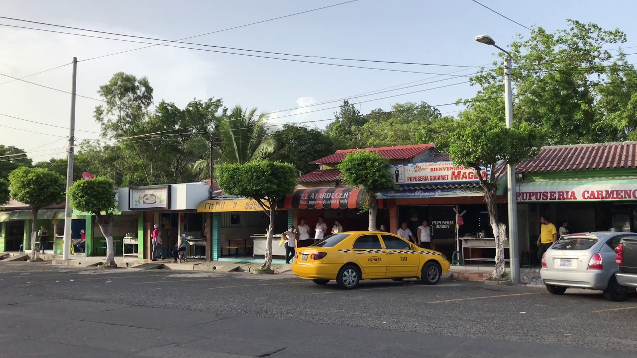 pupuserias de Olocuilta, El Salvador [4K]