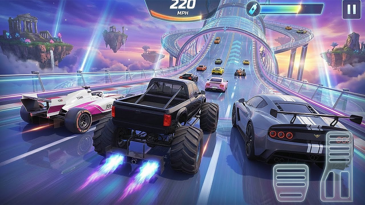 Monster Truck, Formula, GT Car: Stunts You NEVER Seen Before ! - Epic Graphics - Mega Ramp Drive