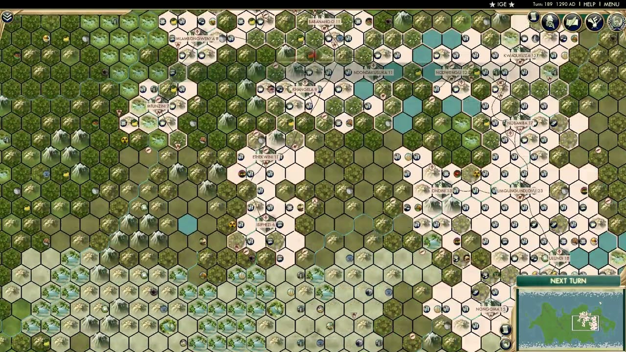 Civilization 5: Zulu civilization's personal experience in the world/part 2 (Aİ ONLY)