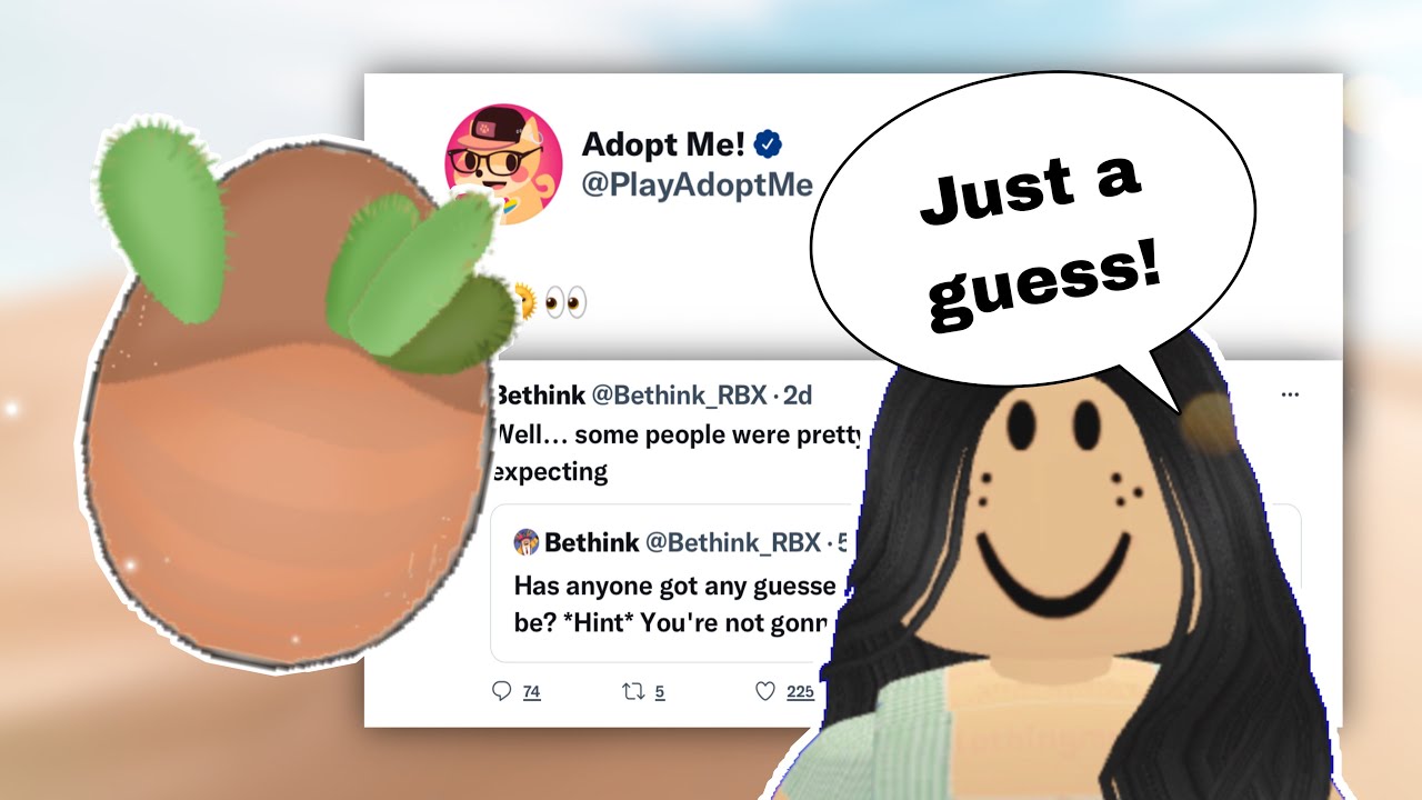 &bull;Adopt me DESERT EGG? 🏜🤯🌵 | Adopt me update leaks! 👀✨ | roblox 💕 | ItsSahara&bull;