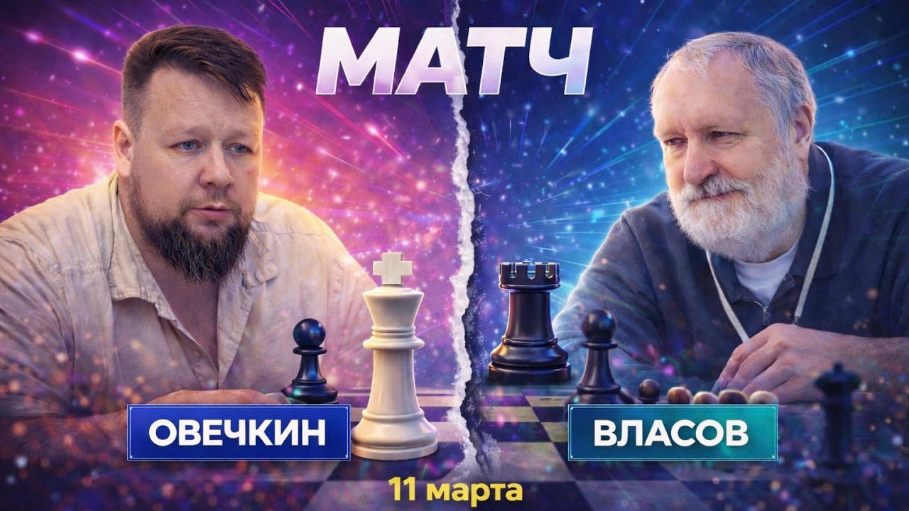 матч Овечкин-Власов на lichess.org  11.03.2026