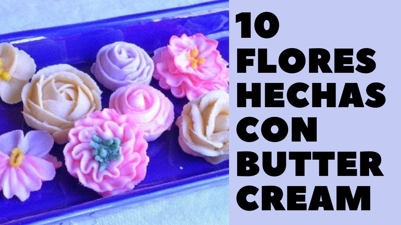 10 Flores en Buttercream