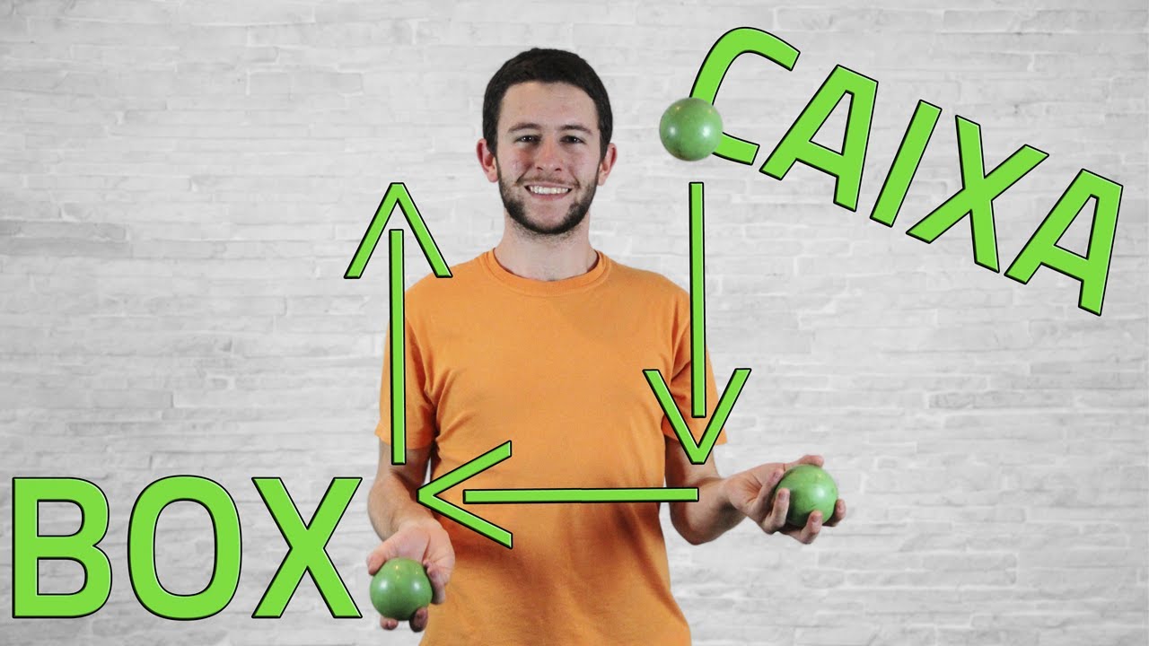 Box / Caixa - Tutorial 3 bolinhas - Aprenda malabarismo! (Juggling tutorial - 3 balls)
