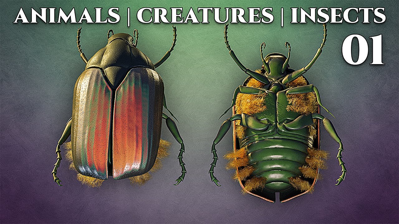 Animals - Creatures - Insects  / 01 - Blender 2.82