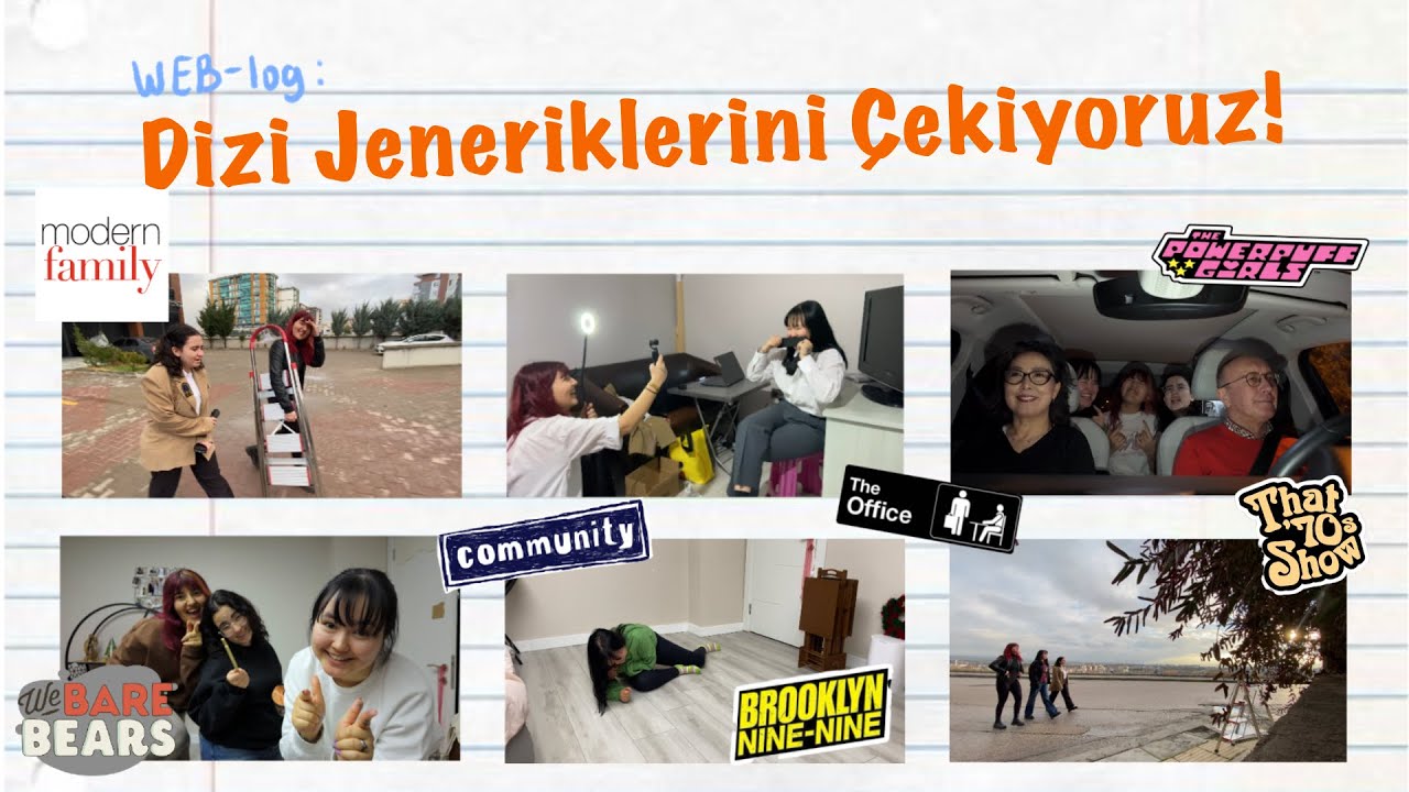 DİZİ JENERİKLERİ ÇEKİYORUZ!! | Brooklyn 99, The Office, How I Met Your Mother ve daha fazlası...