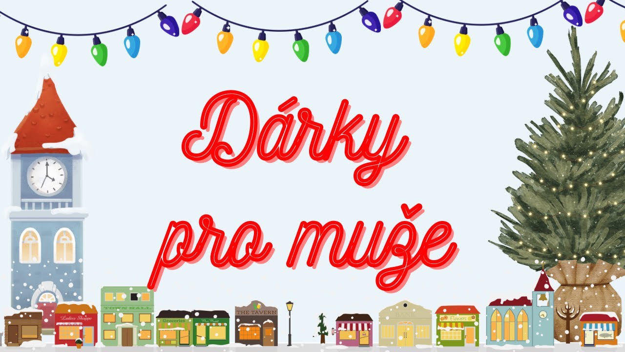 Vánoční tipy na dárky pro muže