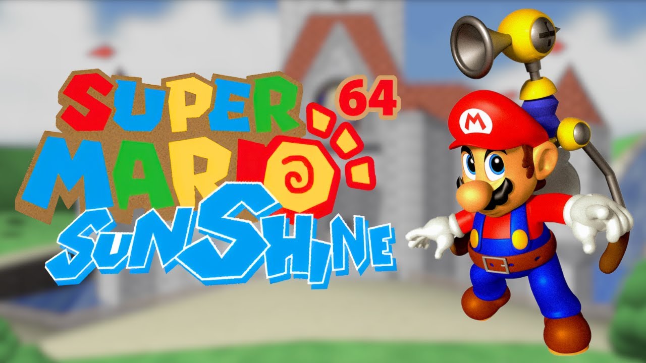 Super Mario Sunshine in SM64 - Longplay | N64