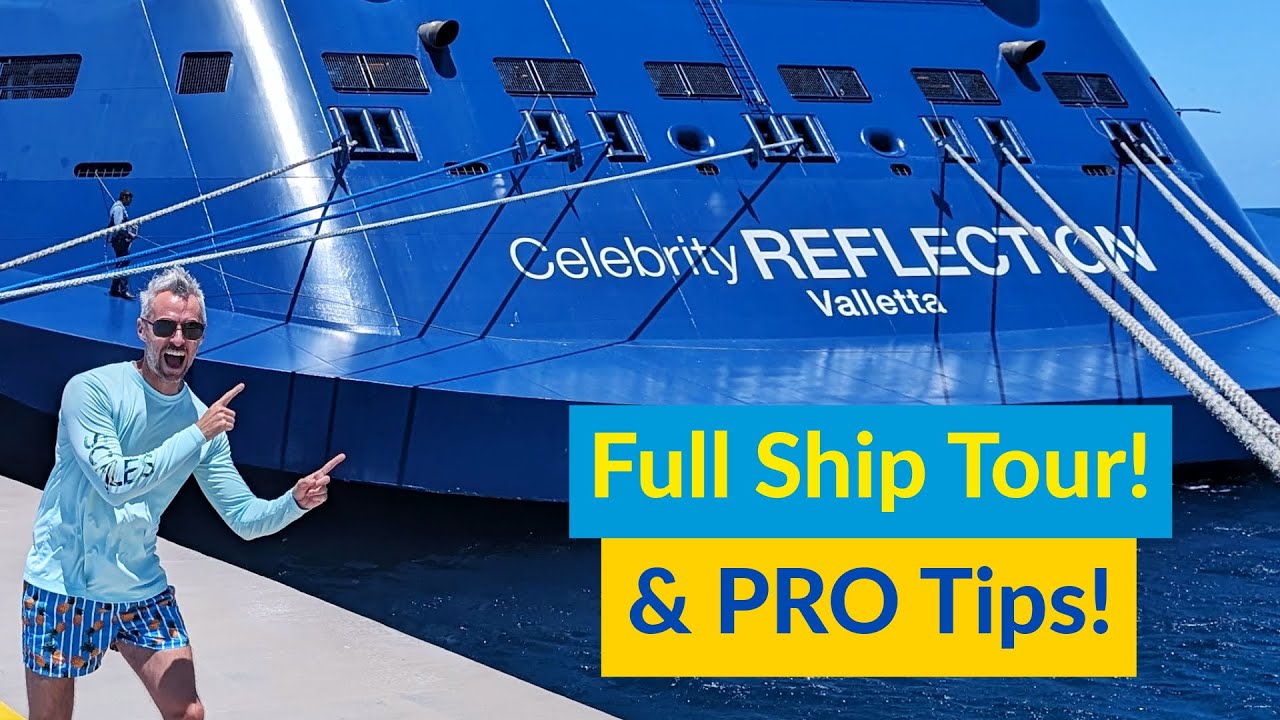 Celebrity Reflection Full Walking Tour w/ Cruise Advice! Celebrity Cruise Line Ship Tour & Review