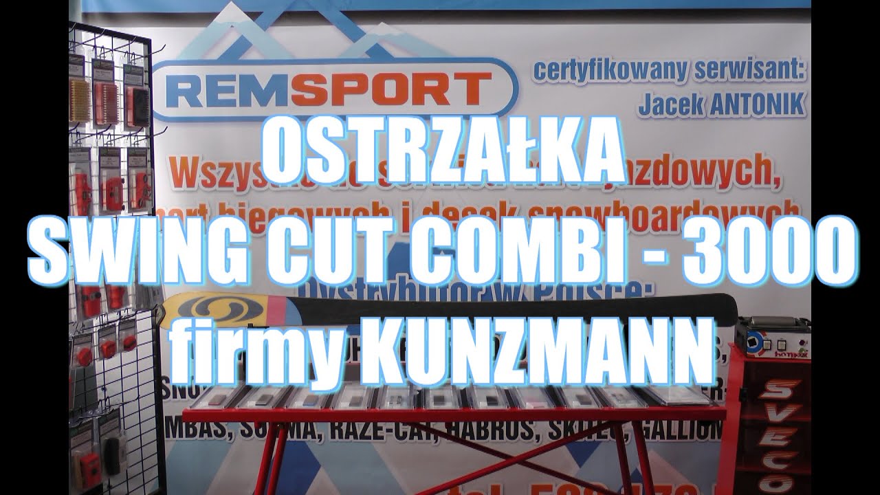 Ostrzałka narciarsko-snowboardowa Swing Cut Combi KUNZMANN - 3000