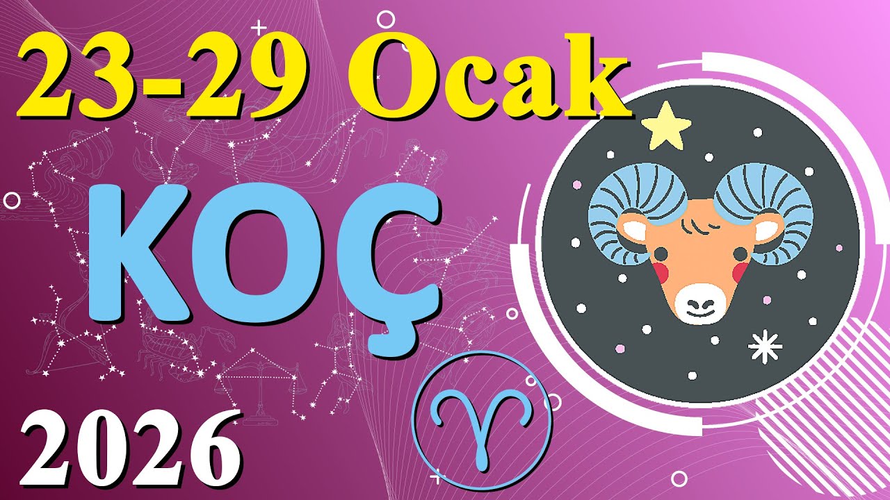 Koç Burcu Haftalık Astroloji Analizi – 23–29 ocak 2026