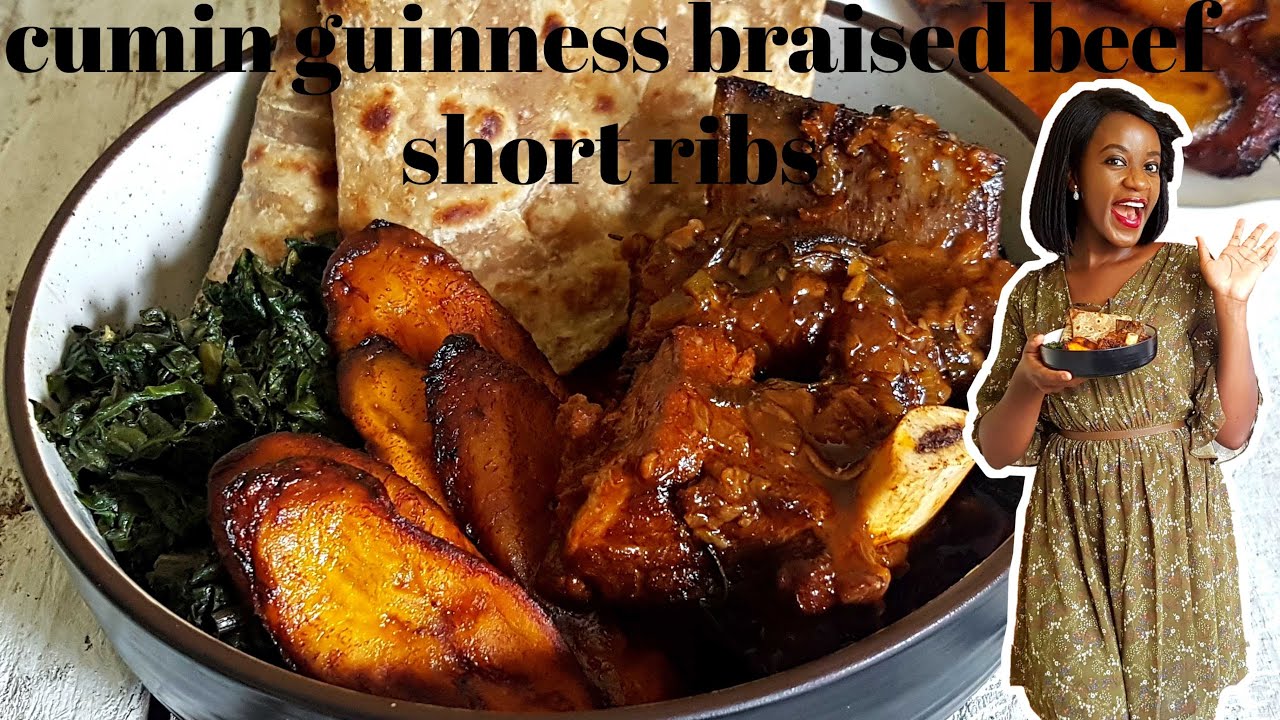 GUINNESS BRAISED CUMIN BEEF SHORT RIBS | KALUHI'S KITCHEN