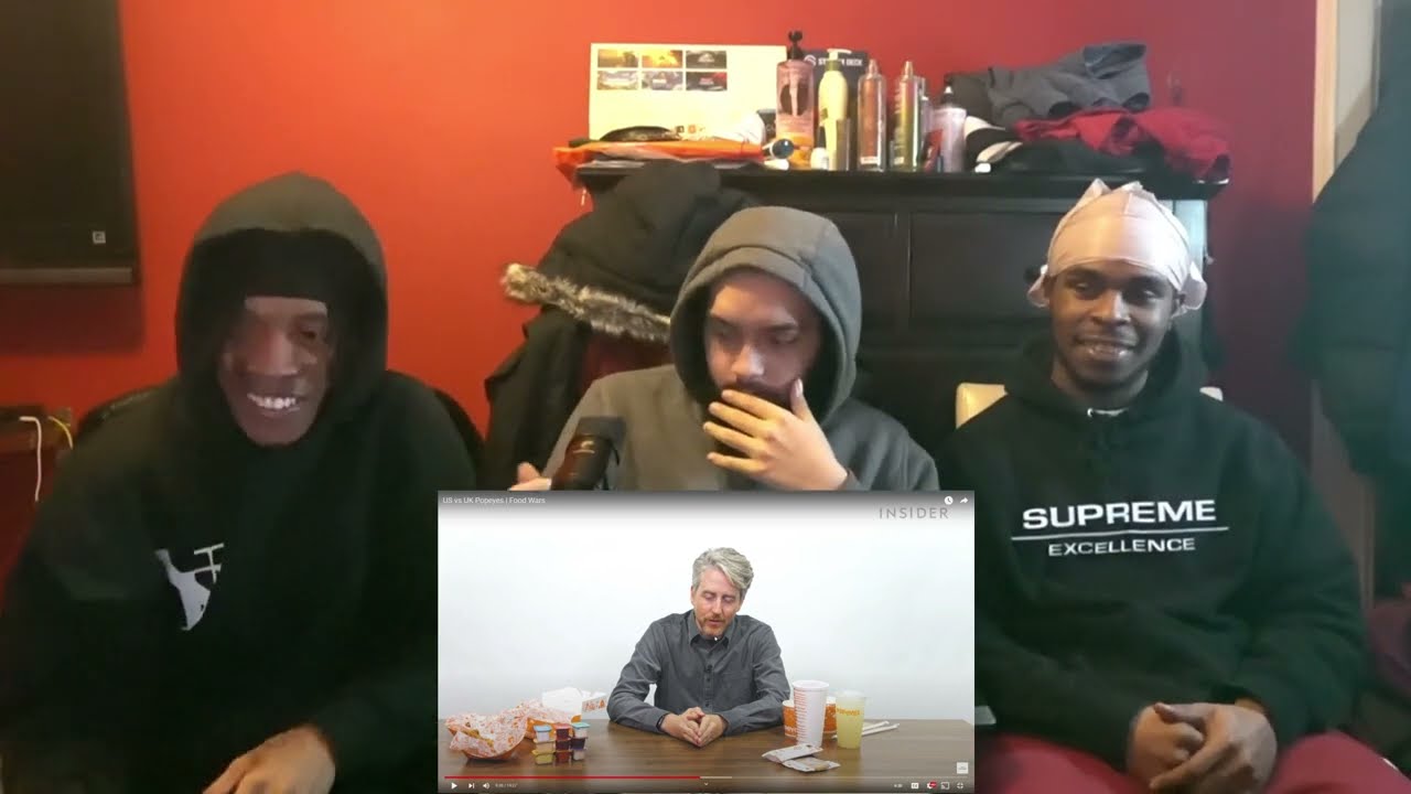 ITS FINALLY IN THE UK 😏💯 | AMERICANS REACT TO US VS UK POPEYES | FOOD WARS