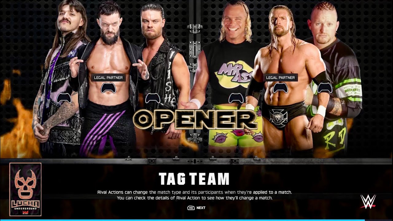 WWE2K25 UNIVERSE💭 LUCHA UNDERGROUND TRIOS TOURNEY Sep wk4, Judgement Day vs DX FULL MATCH X|S
