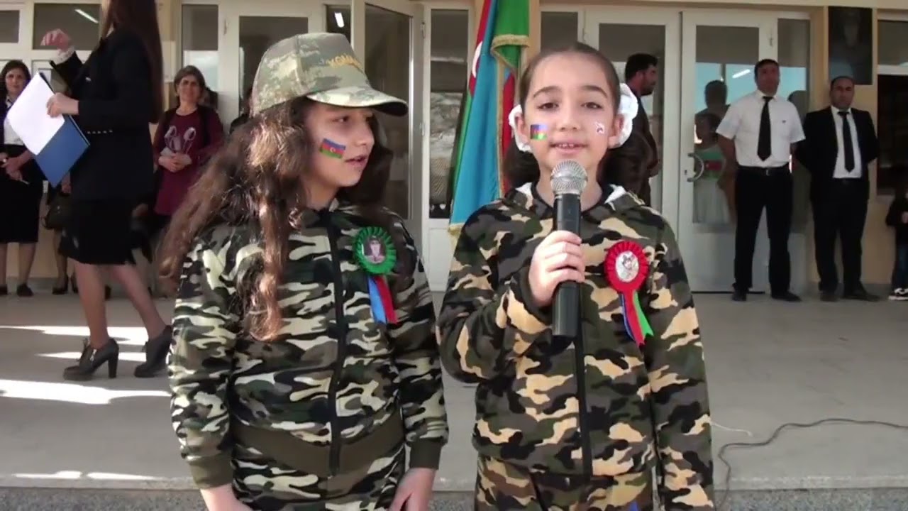 İmişli rayon Məzrəli məktəbində Zəfər Bayramı.