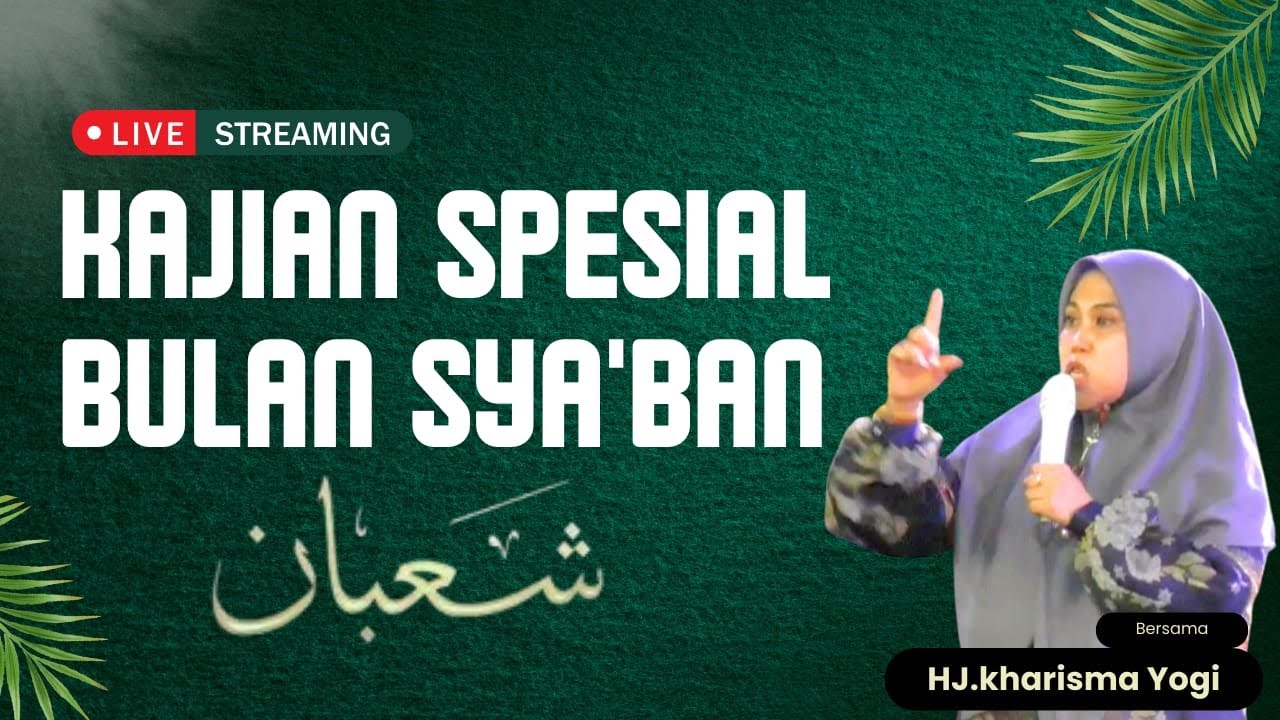 Kajian Spesial Bulan Rojab Bersama Hj Kharisma Yogi,Live Porworjo