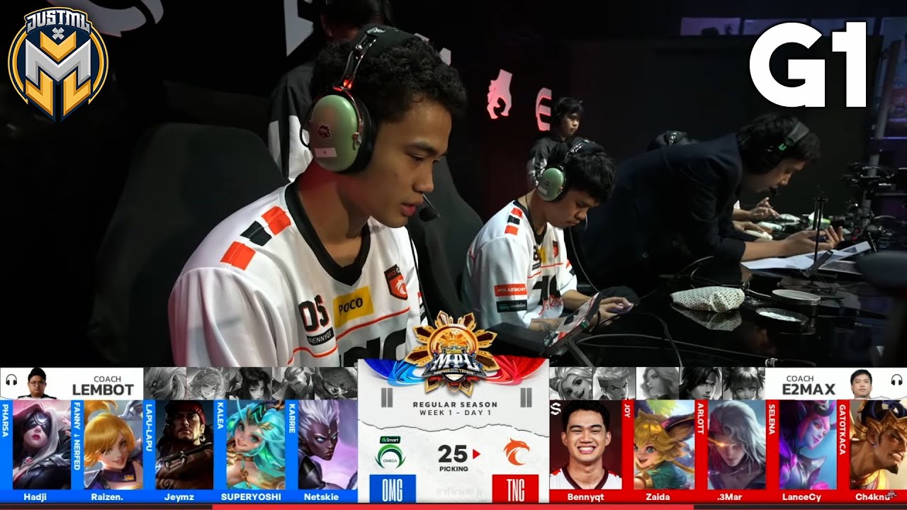 TNC VS OMEGA GAME 1 | WEEK 1 DAY 1 | MPL PH SEASON 16