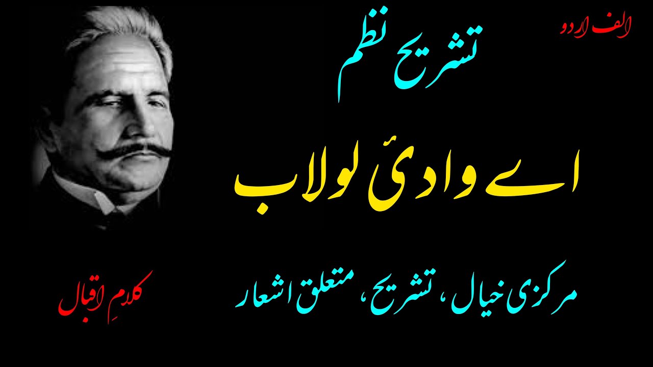 Ay wadeay Lolab || Explaination || Poem of Allama Iqbal