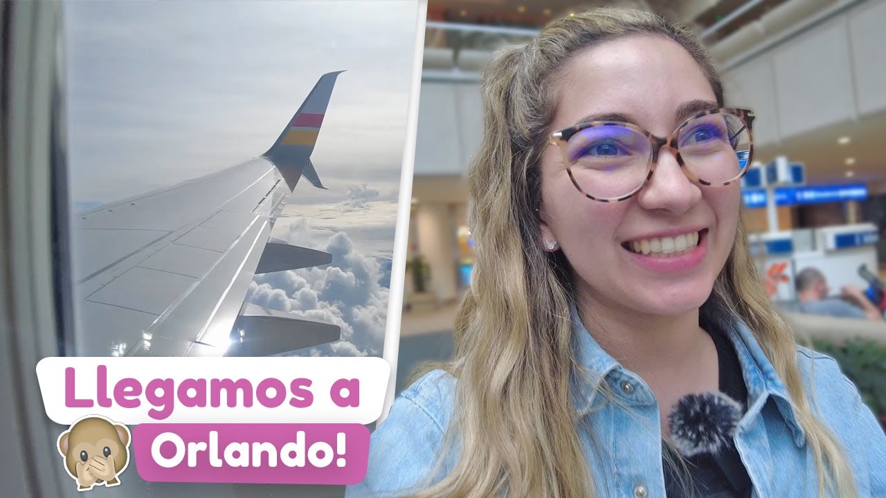 LLEGAMOS a ORLANDO 😍🏰PRIMER vlog de mi VIAJE a DISNEYWORLD