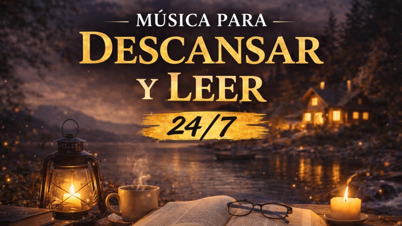 Música para Descansar y Leer 24/7 🌙 | Relajación Profunda, Paz Interior y Concentración