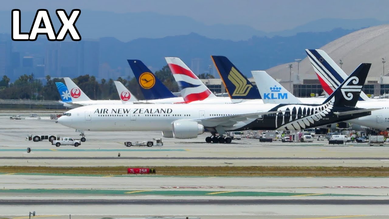 1 HOUR PLANESPOTTING at LOS ANGELES International Airport (LAX) | ✈ [Full HD]