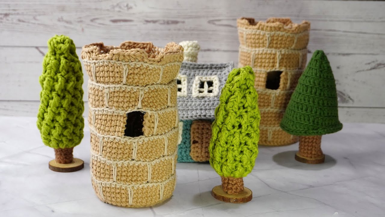 TORRE DE VIGILANCIA TEJIDA A CROCHET