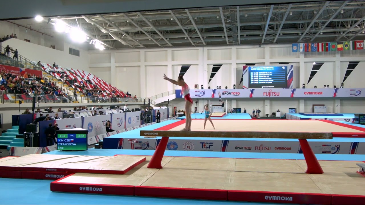 STRAKOSOVA Ema (CZE) - 2023 Artistic Junior Worlds - Qualifications Balance Beam