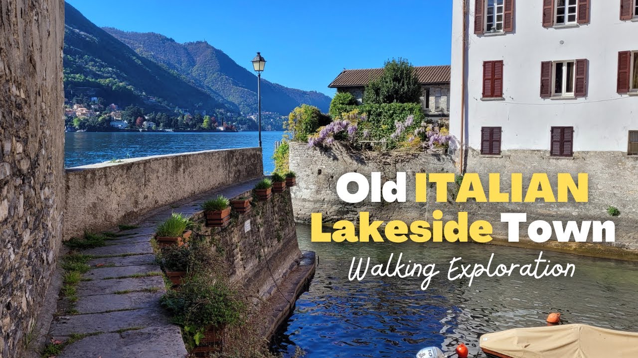 A Very Picturesque Town on Lake Como | Morning Trip to Carate Urio, Italy