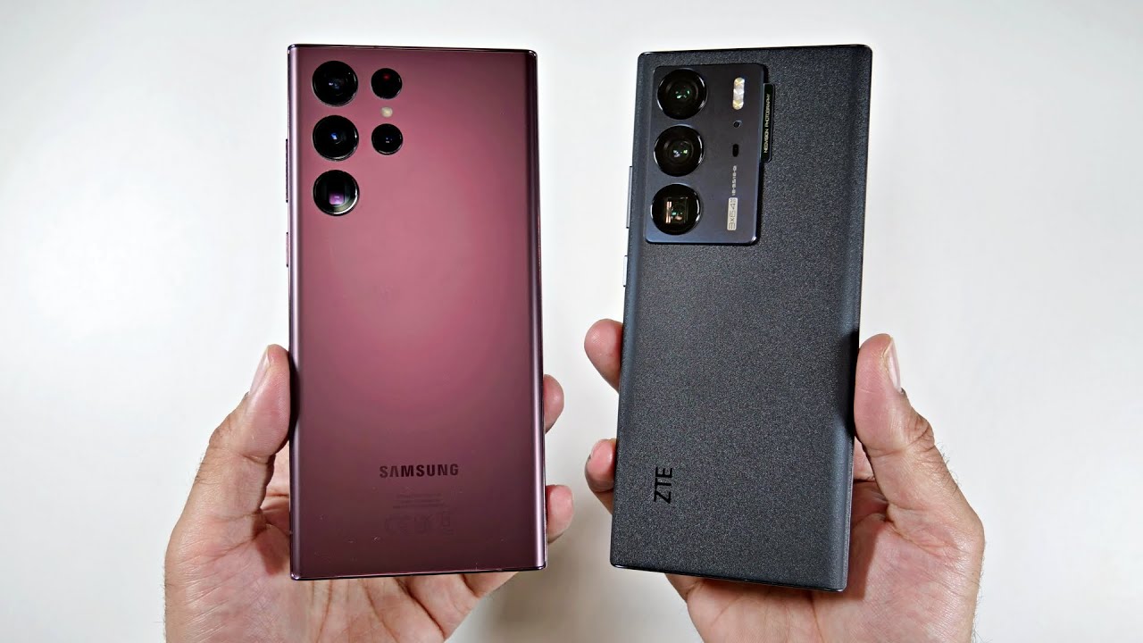 Сравнение смартфонов ZTE AXON 40 Ultra и Samsung S22 ULTRA — битва ULTRA!