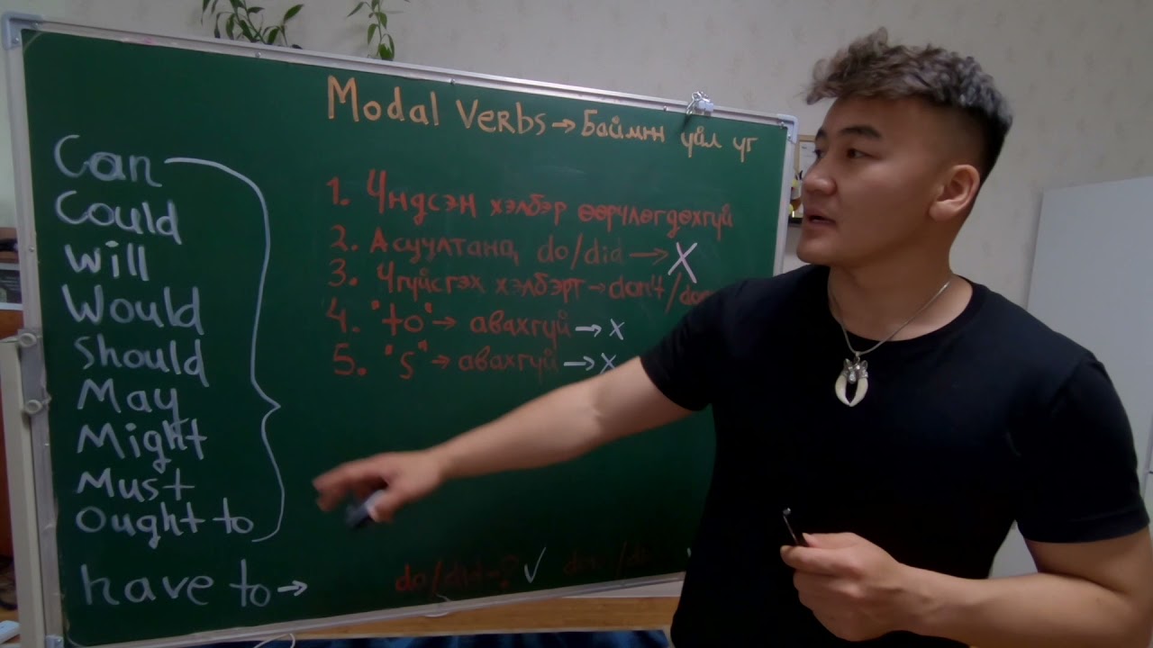 Баймж үйл ҮГС буюу Modal verbs