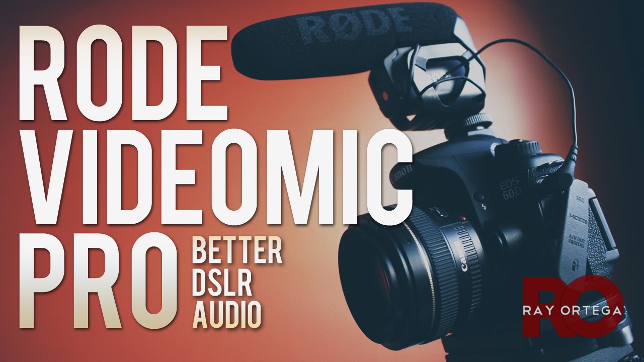 Rode VideoMic Pro into a Canon 60D