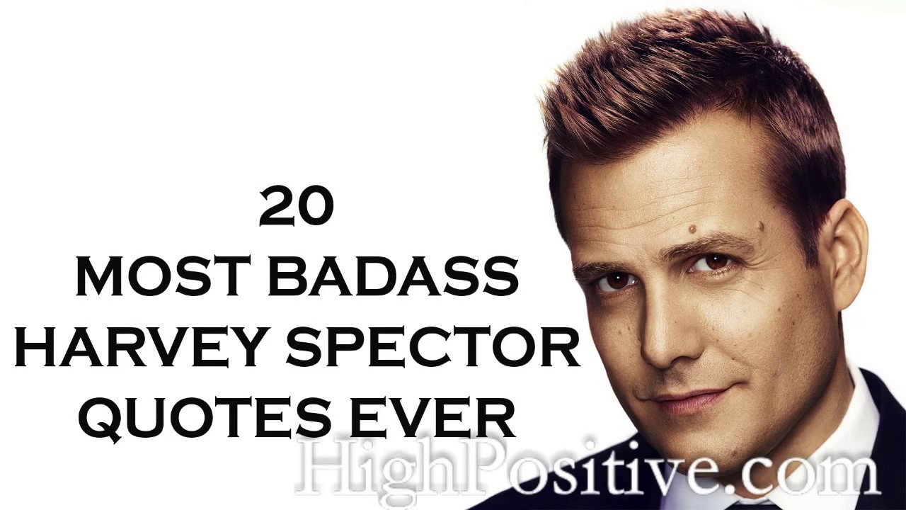 20 Best Harvey Specter Quotes - Motivational & Inspirational