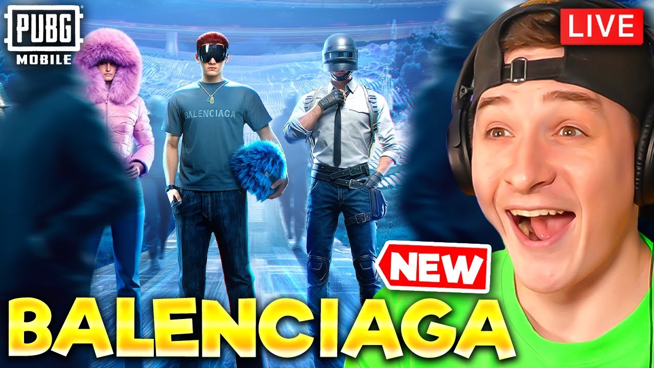 OMG! BALENCIAGA IN PUBG MOBILE?! OPENING LIVE