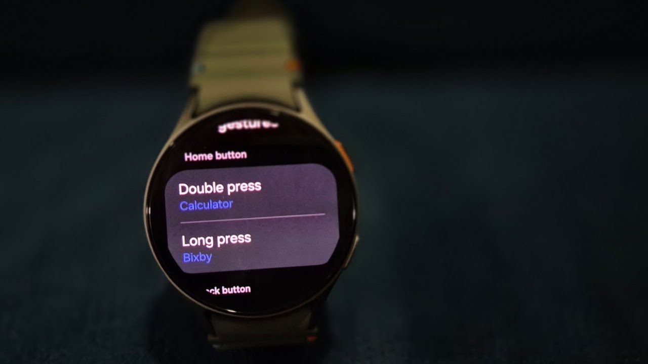 Как изменить настройки кнопки «Домой» на Samsung Galaxy Watch 7 LTE