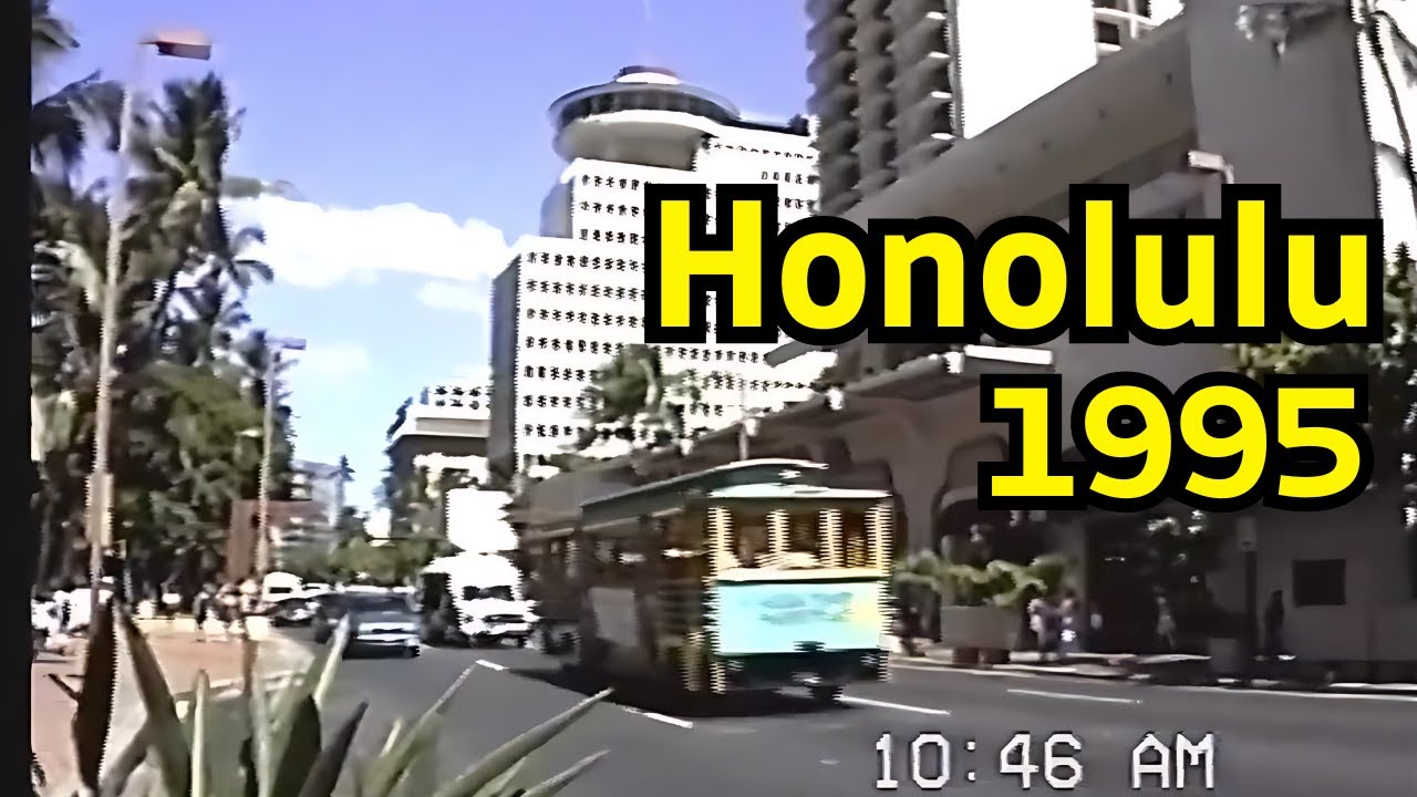 1995 Honolulu Hawaii Waikiki | Kalakaua Ave