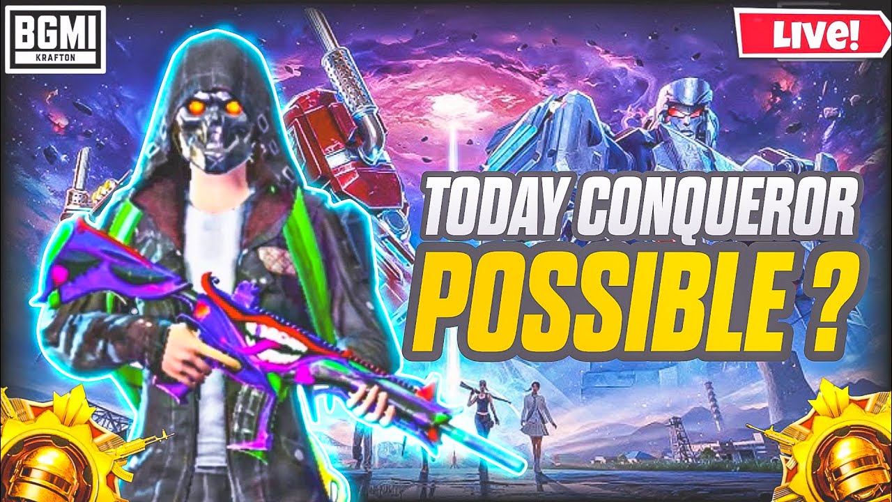 Bgmi Live Solo Rank Push 🥰 Crown To Conqueror C8S24 🔥 Solo Conqueror Live 🔥Today Conqueror Possible?
