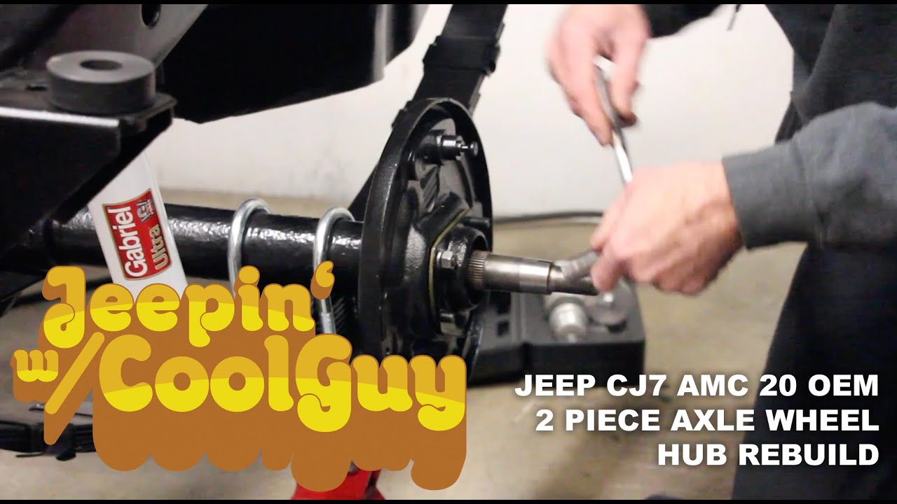 Jeep CJ7 AMC 20 Wheel Hub Installation