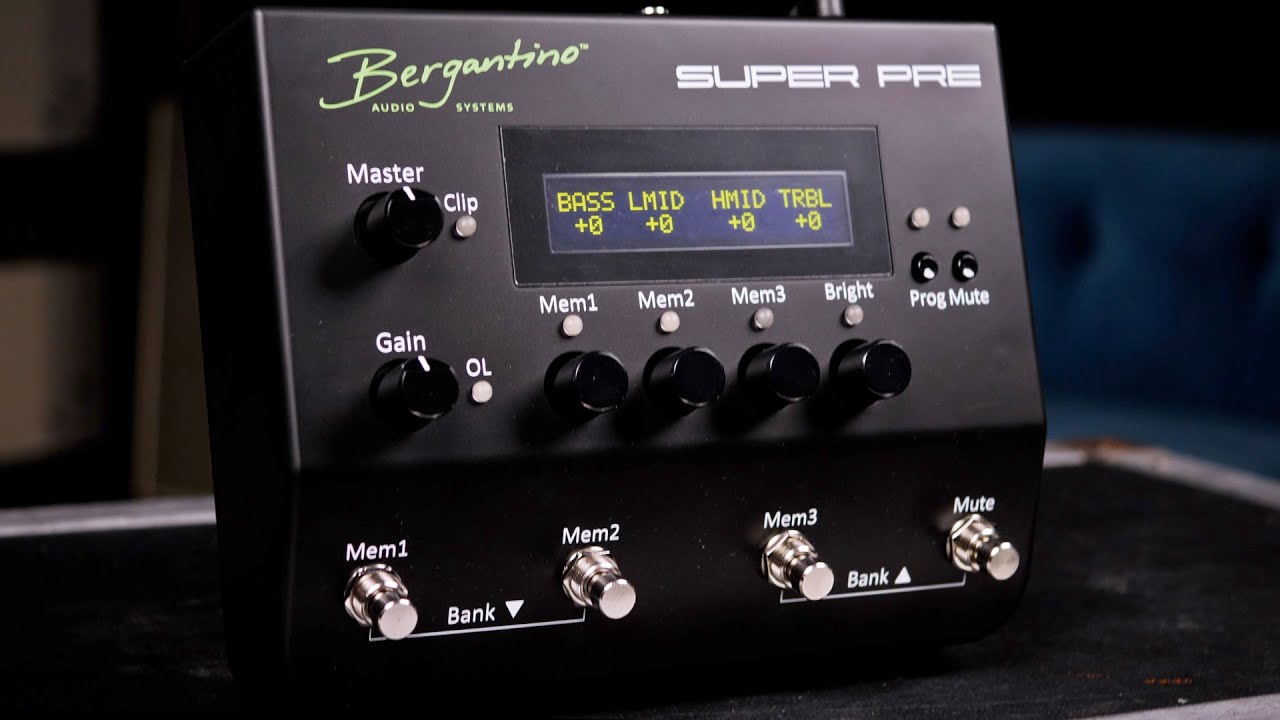 Level Up Your Bass Tone with The Bergantino Super Pre Amp! // Marc Najjar at CME