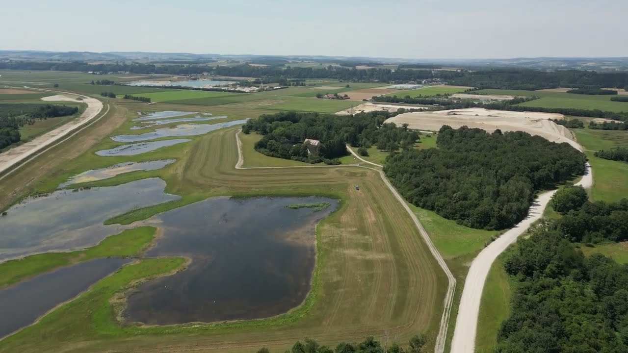 Bau der A94 zwischen Pocking und Bad Füssing Stand Juli 2024
