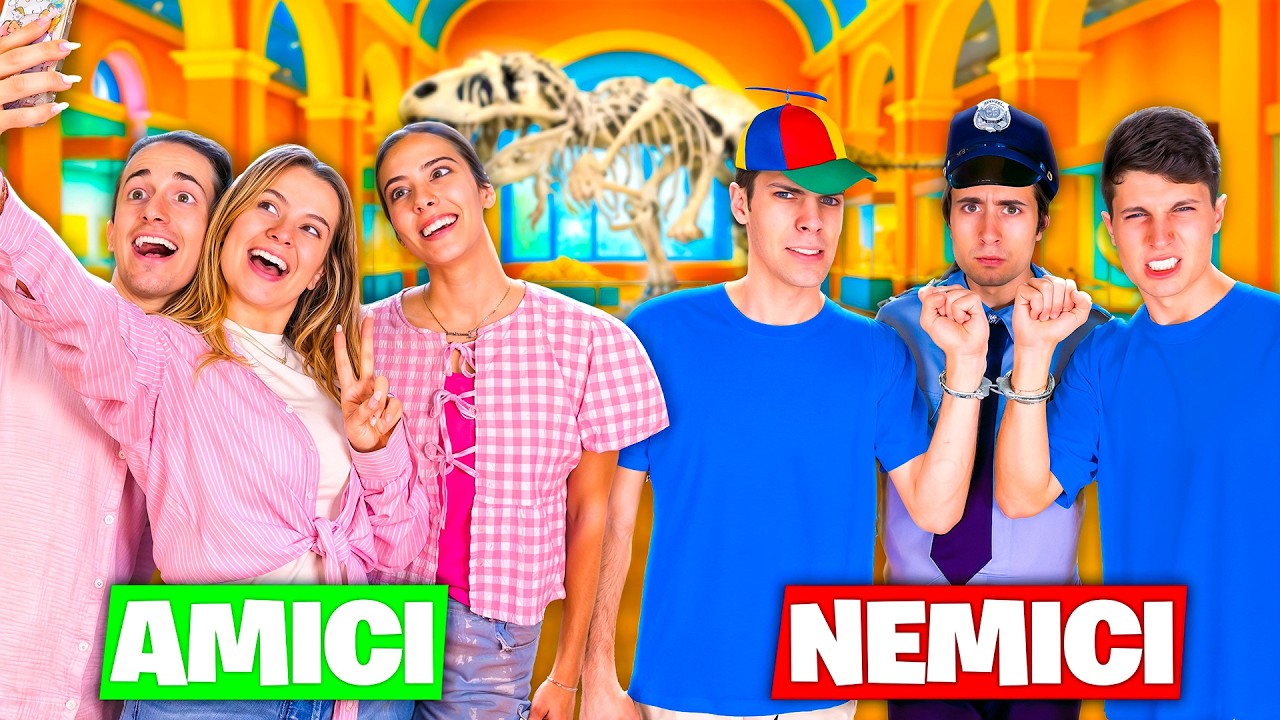 AMICI VS NEMICI AL MUSEO!  *3 TIPI DI AMICI*📚
