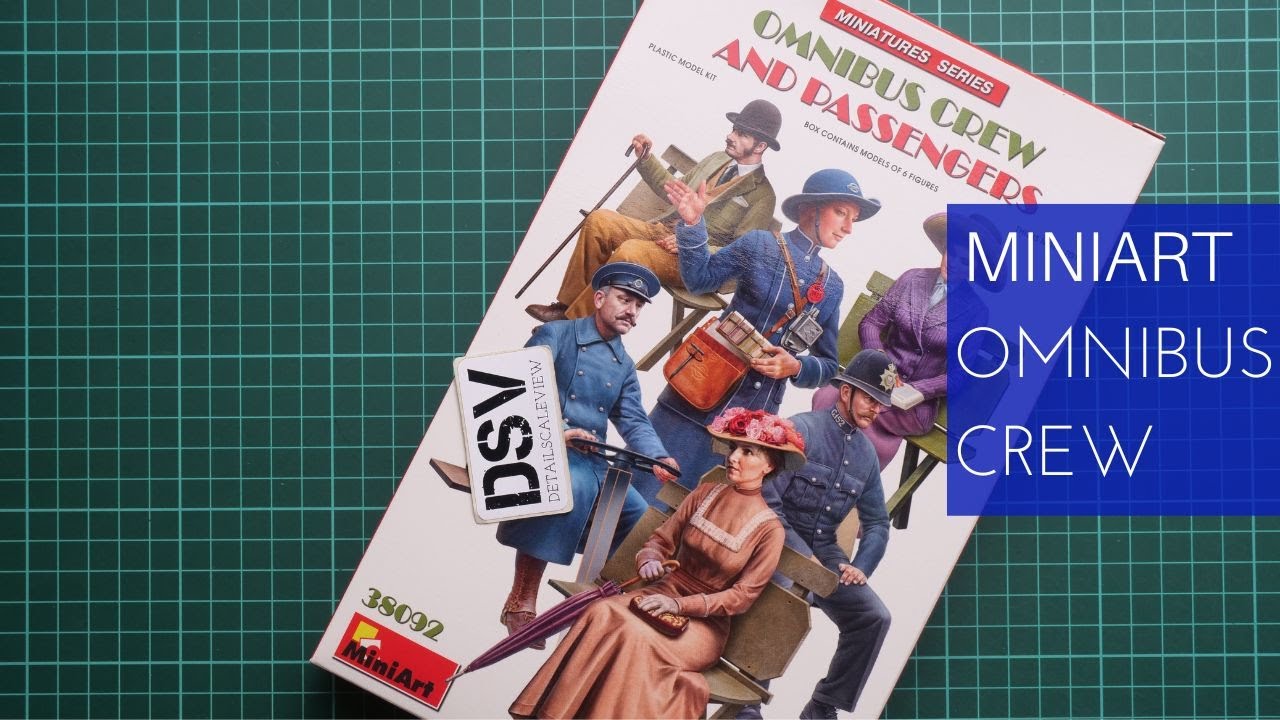 Miniart 1/35 Omnibus Crew and Passengers (38092) Review