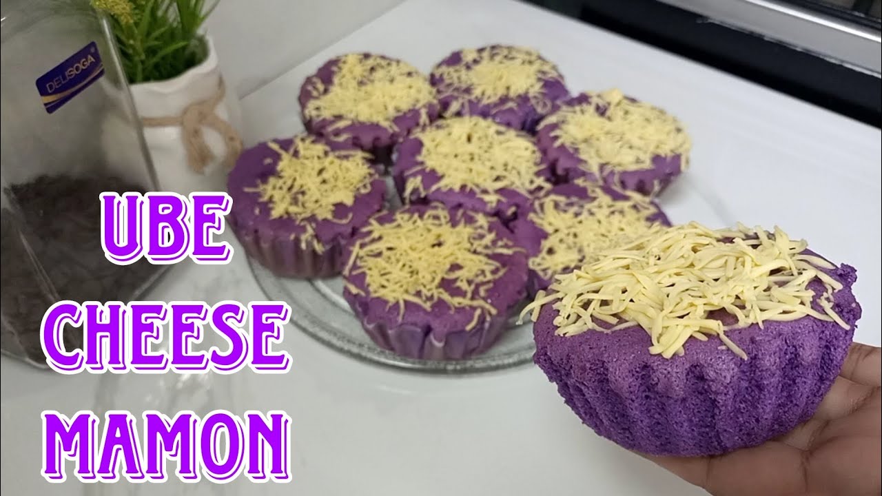 SOFT AND FLUFFY UBE CHEESE MAMON RECIPE I Mimiloukitchen #video #baking #ubecake #mamonde