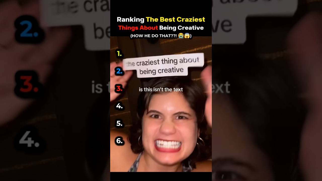 Ranking The CRAZIEST Things About Being Creative 🤯