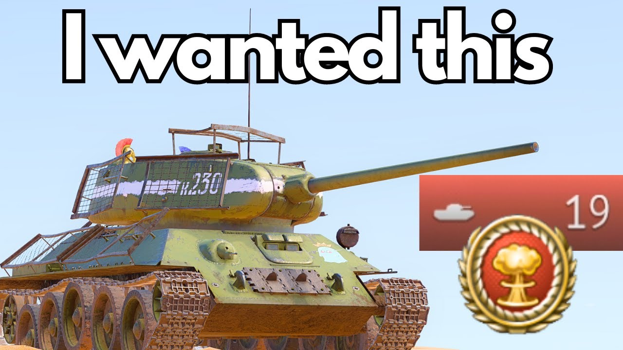 I Wanted This Premium For Years! - T34-85E in War Thunder