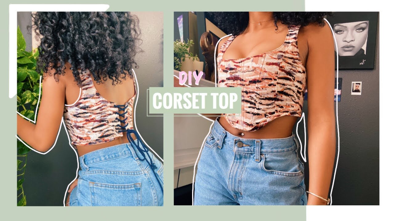 DIY TRENDY CORSET TOP || itsAllyana