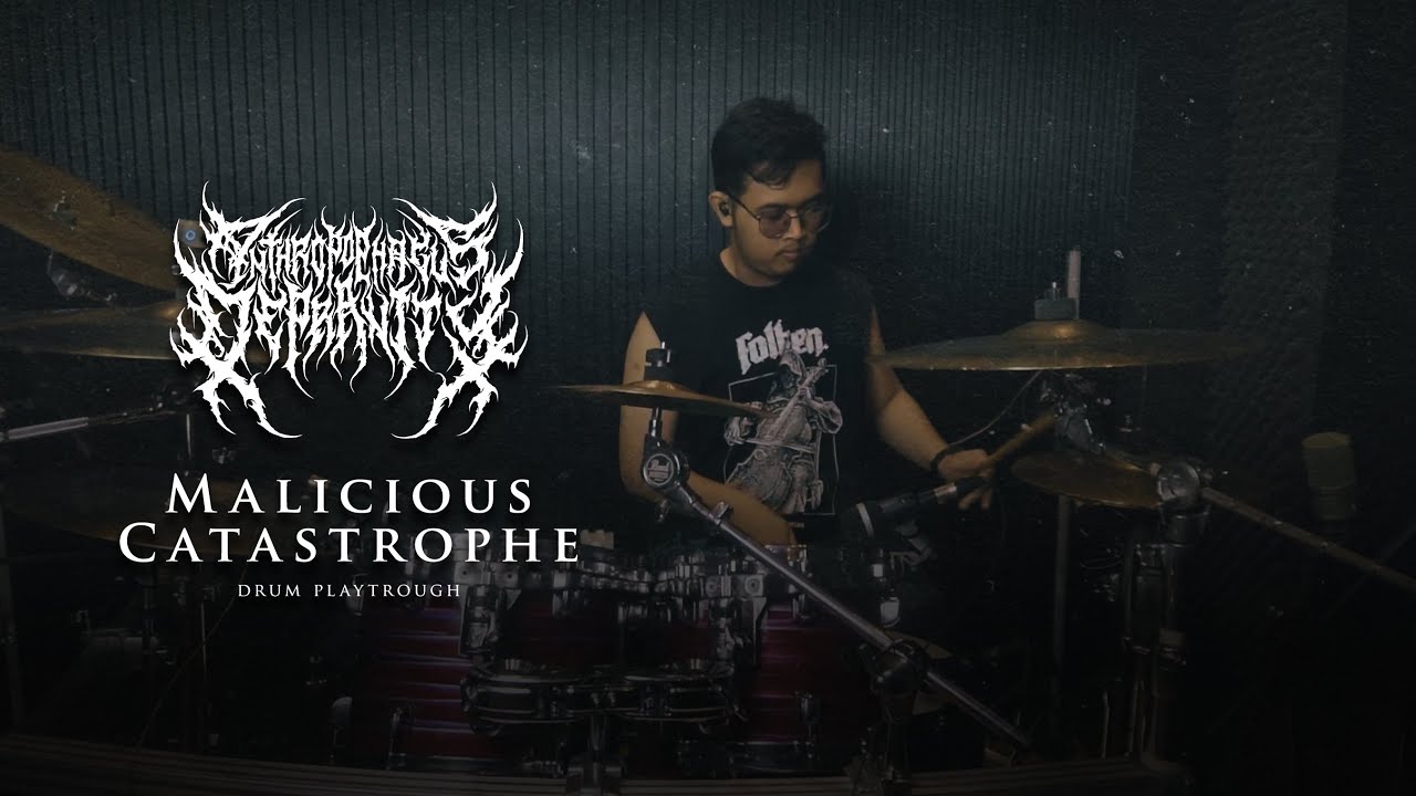 ANTHROPOPHAGUS DEPRAVITY 'Malicious Catastrophe' (Drum Play-Through / 2025)