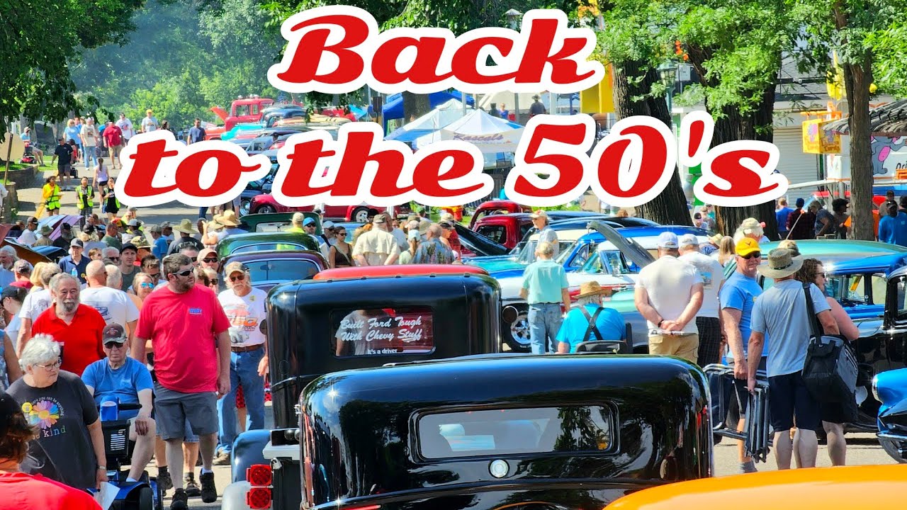 BACK TO THE 50's CLASSIC CAR SHOW - MSRA - ST. PAUL, MINNESOTA - 11,000 CLASSIC CARS